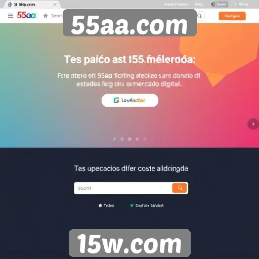 Análise da evolução do site 55aa.com